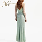 rhinestone strapless dress